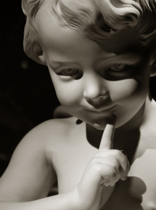 thoughtful statue